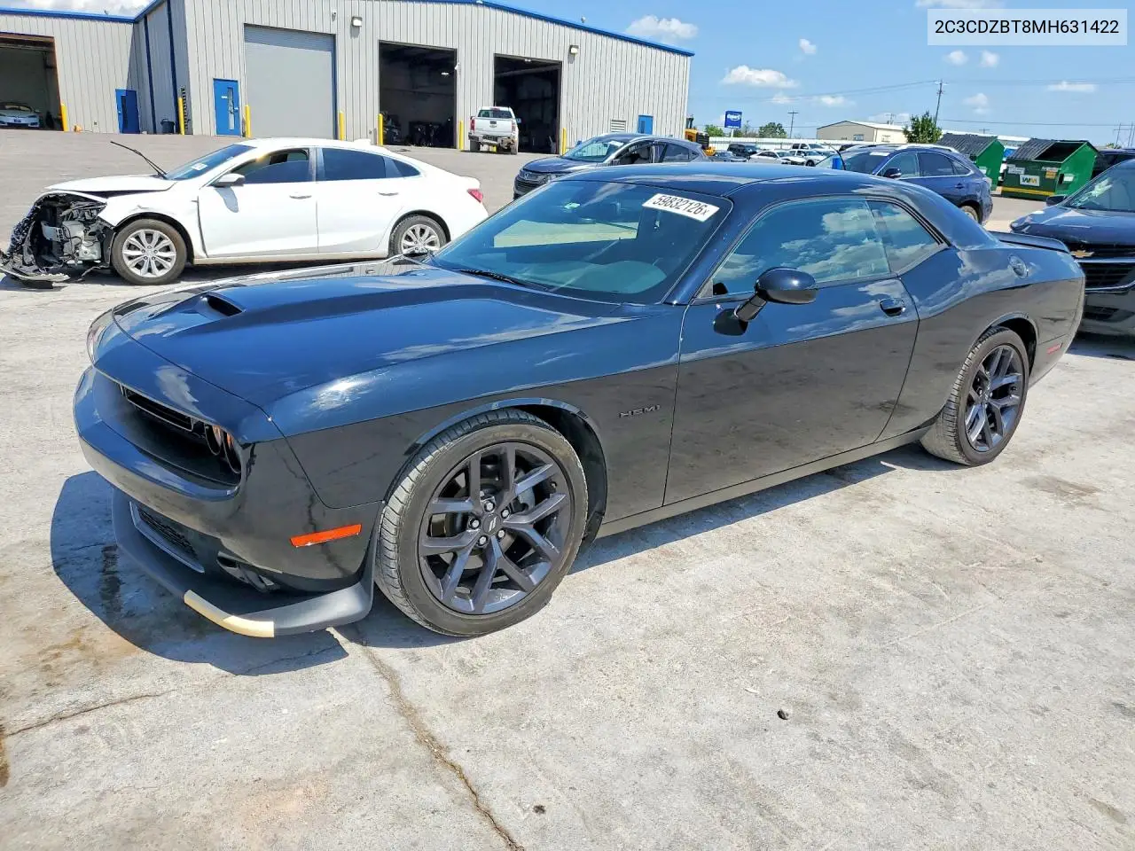 2021 Dodge Challenger R/T VIN: 2C3CDZBT8MH631422 Lot: 59832126
