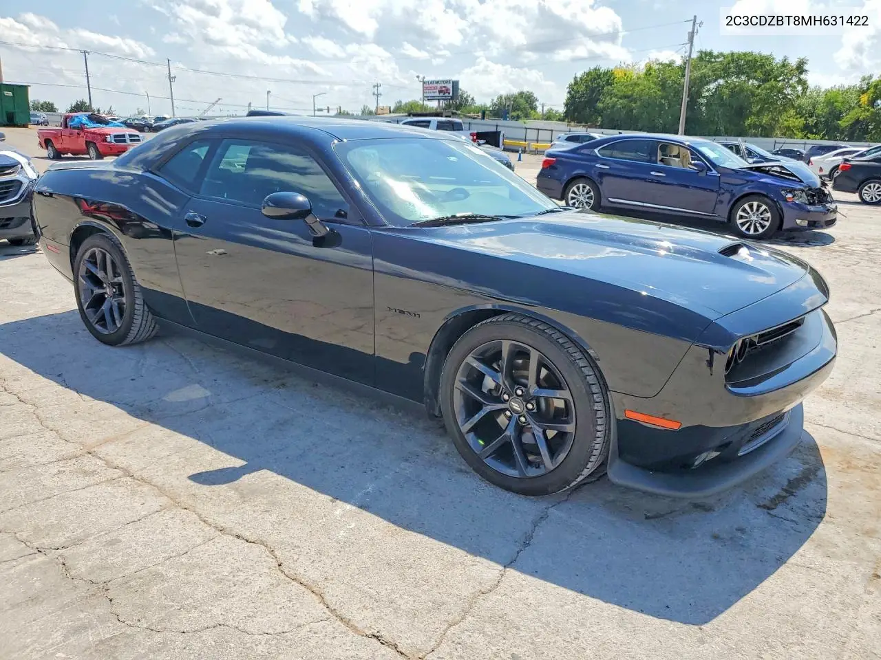 2021 Dodge Challenger R/T VIN: 2C3CDZBT8MH631422 Lot: 59832126