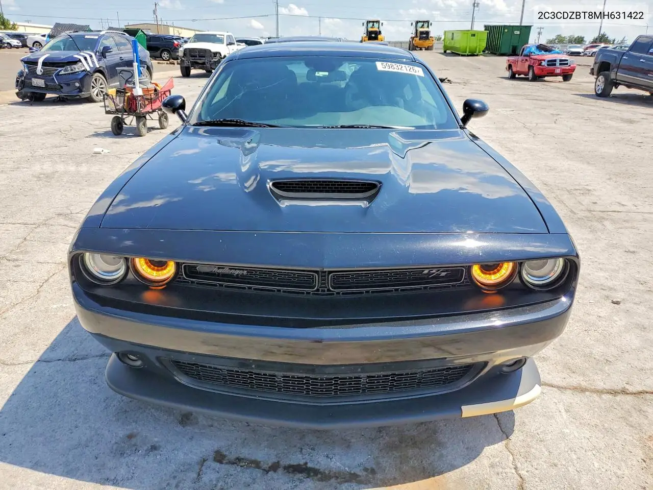 2021 Dodge Challenger R/T VIN: 2C3CDZBT8MH631422 Lot: 59832126