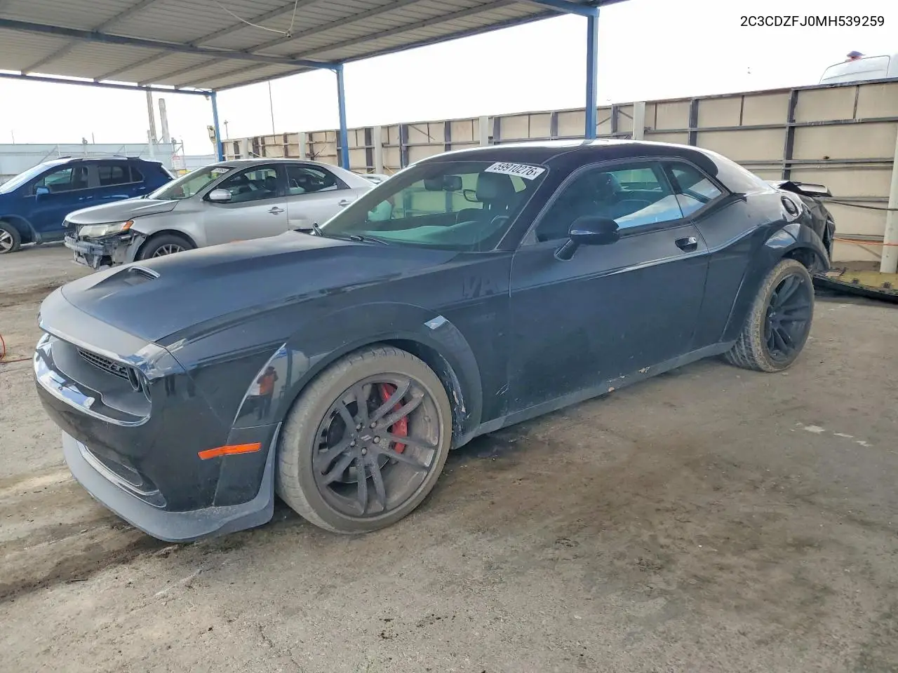 2021 Dodge Challenger R/T Scat Pack VIN: 2C3CDZFJ0MH539259 Lot: 59910276