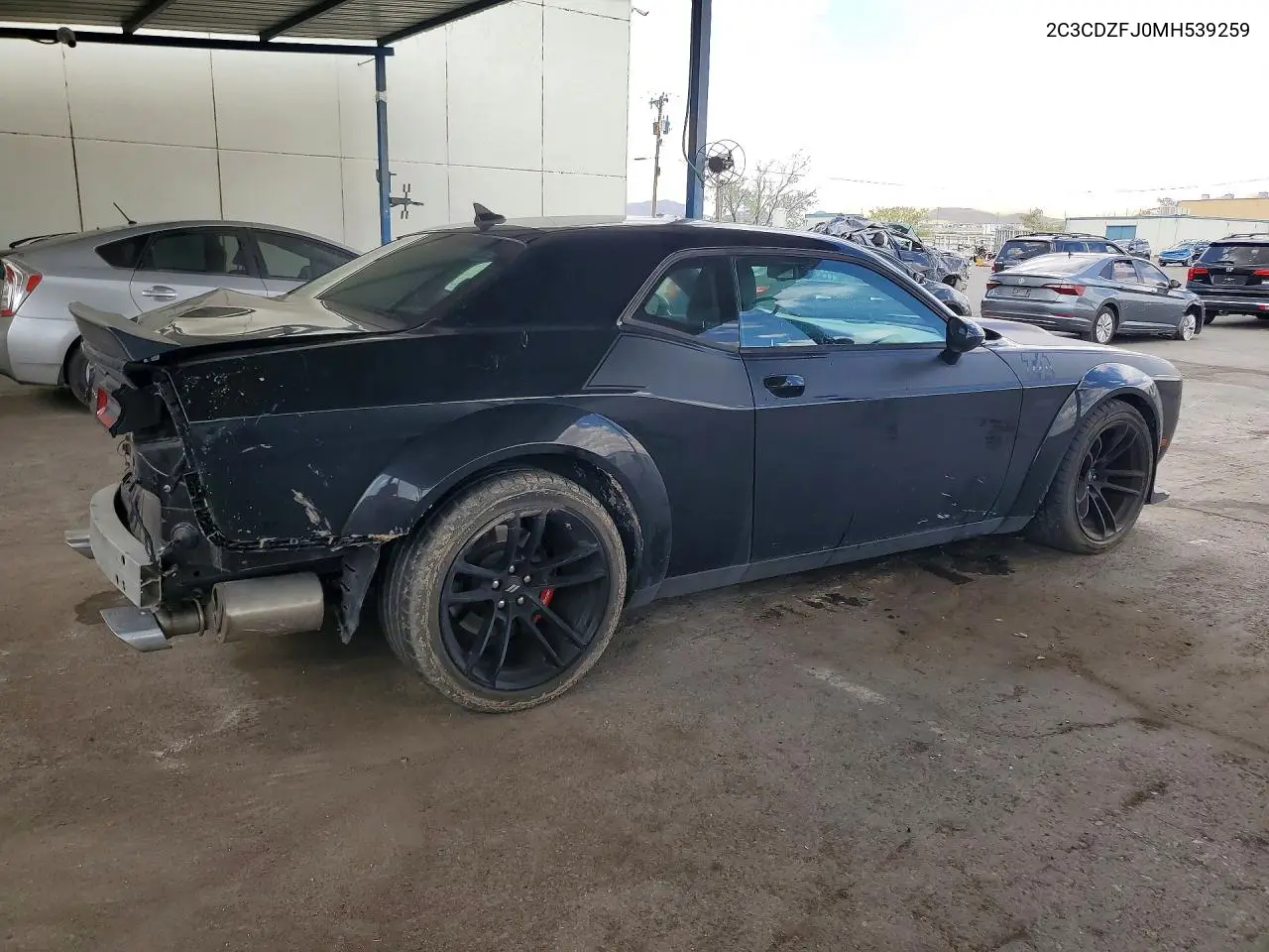 2021 Dodge Challenger R/T Scat Pack VIN: 2C3CDZFJ0MH539259 Lot: 59910276