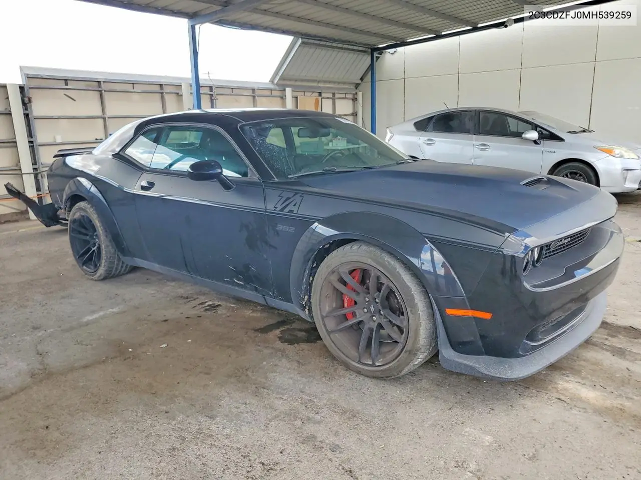 2021 Dodge Challenger R/T Scat Pack VIN: 2C3CDZFJ0MH539259 Lot: 59910276