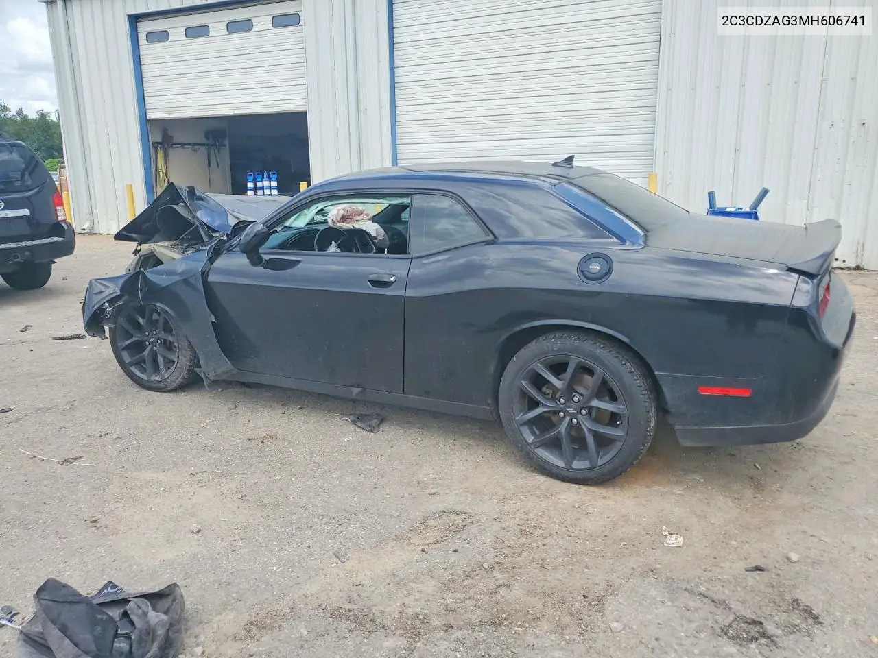 2021 Dodge Challenger Sxt VIN: 2C3CDZAG3MH606741 Lot: 61099586