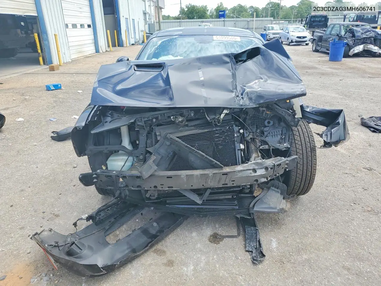 2021 Dodge Challenger Sxt VIN: 2C3CDZAG3MH606741 Lot: 61099586