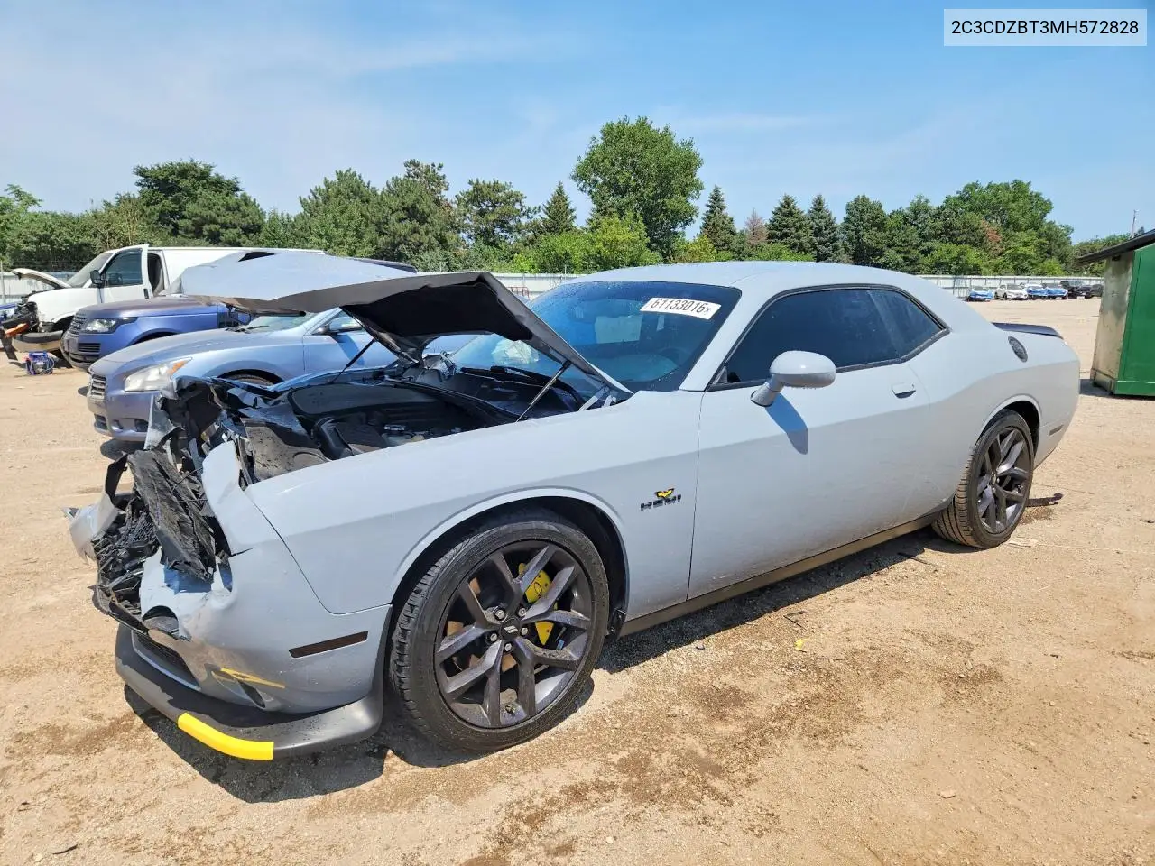 2021 Dodge Challenger R/T VIN: 2C3CDZBT3MH572828 Lot: 61133016