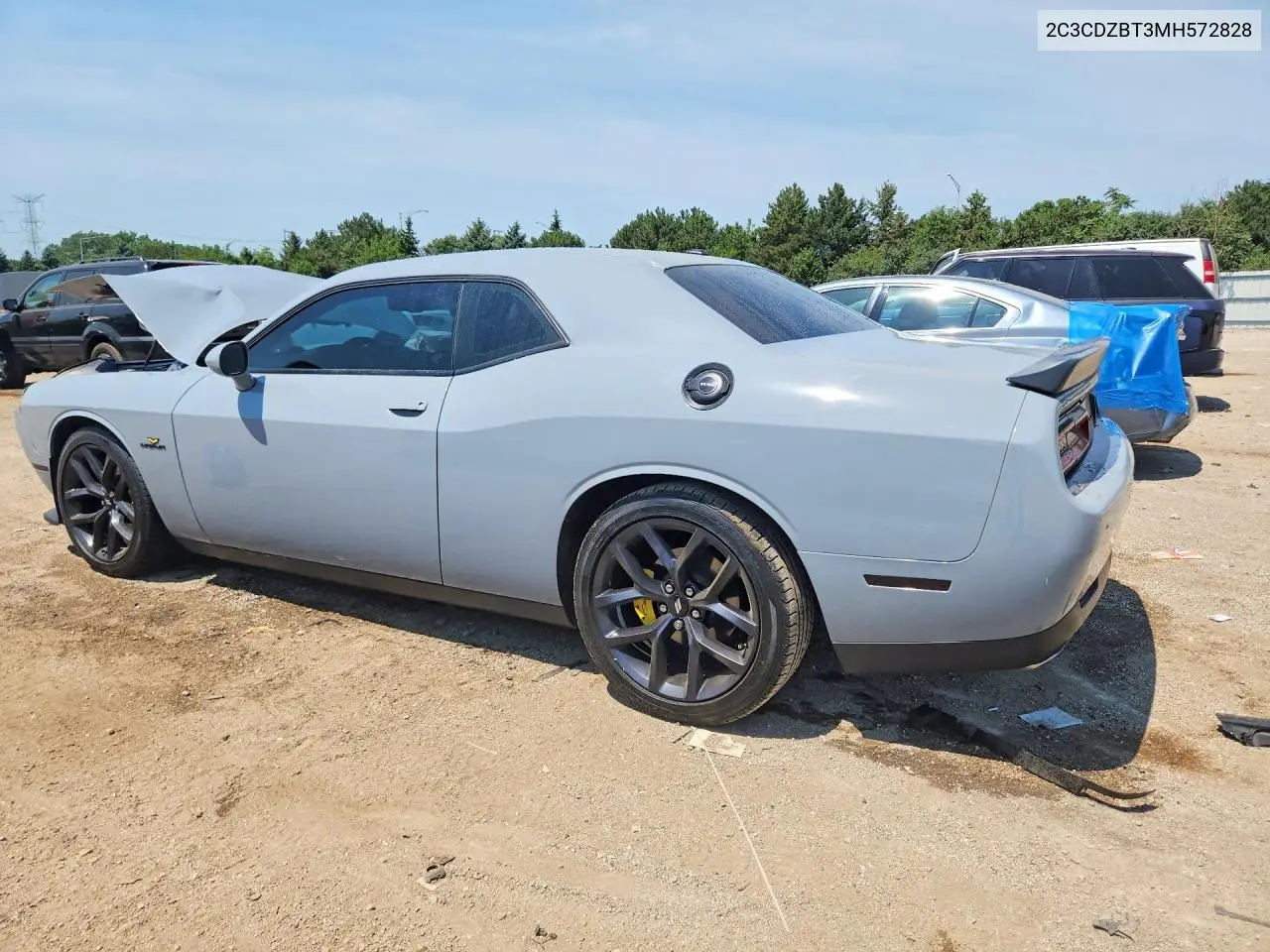 2021 Dodge Challenger R/T VIN: 2C3CDZBT3MH572828 Lot: 61133016