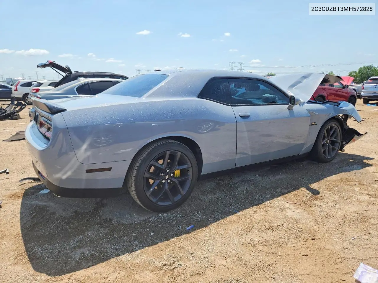 2021 Dodge Challenger R/T VIN: 2C3CDZBT3MH572828 Lot: 61133016