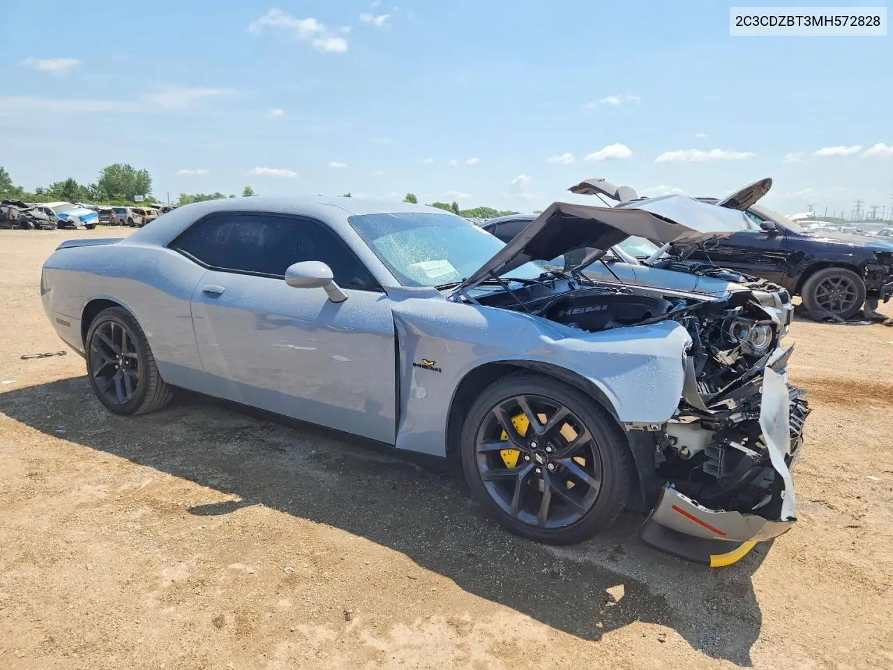 2021 Dodge Challenger R/T VIN: 2C3CDZBT3MH572828 Lot: 61133016