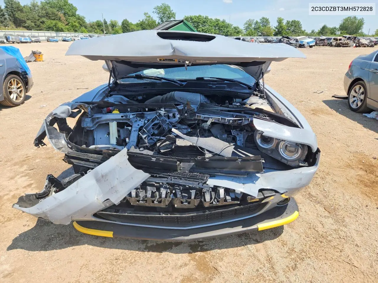 2021 Dodge Challenger R/T VIN: 2C3CDZBT3MH572828 Lot: 61133016