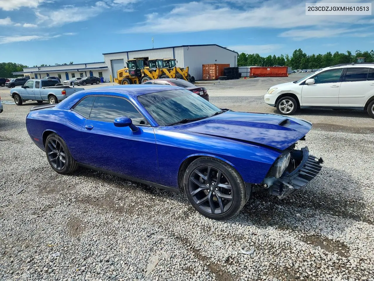 2021 Dodge Challenger Gt VIN: 2C3CDZJGXMH610513 Lot: 61222076