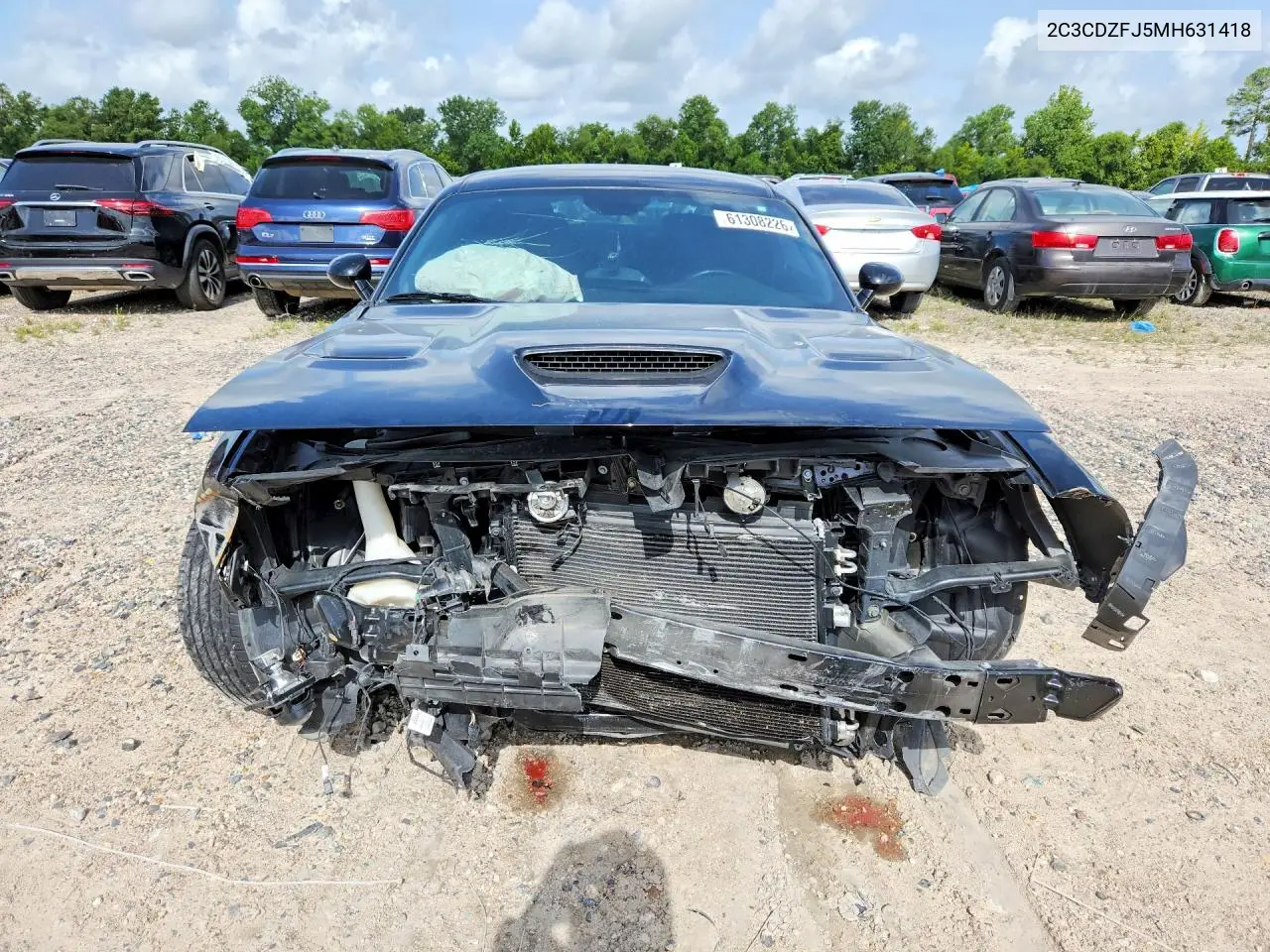 2021 Dodge Challenger R/T Scat Pack VIN: 2C3CDZFJ5MH631418 Lot: 61308226