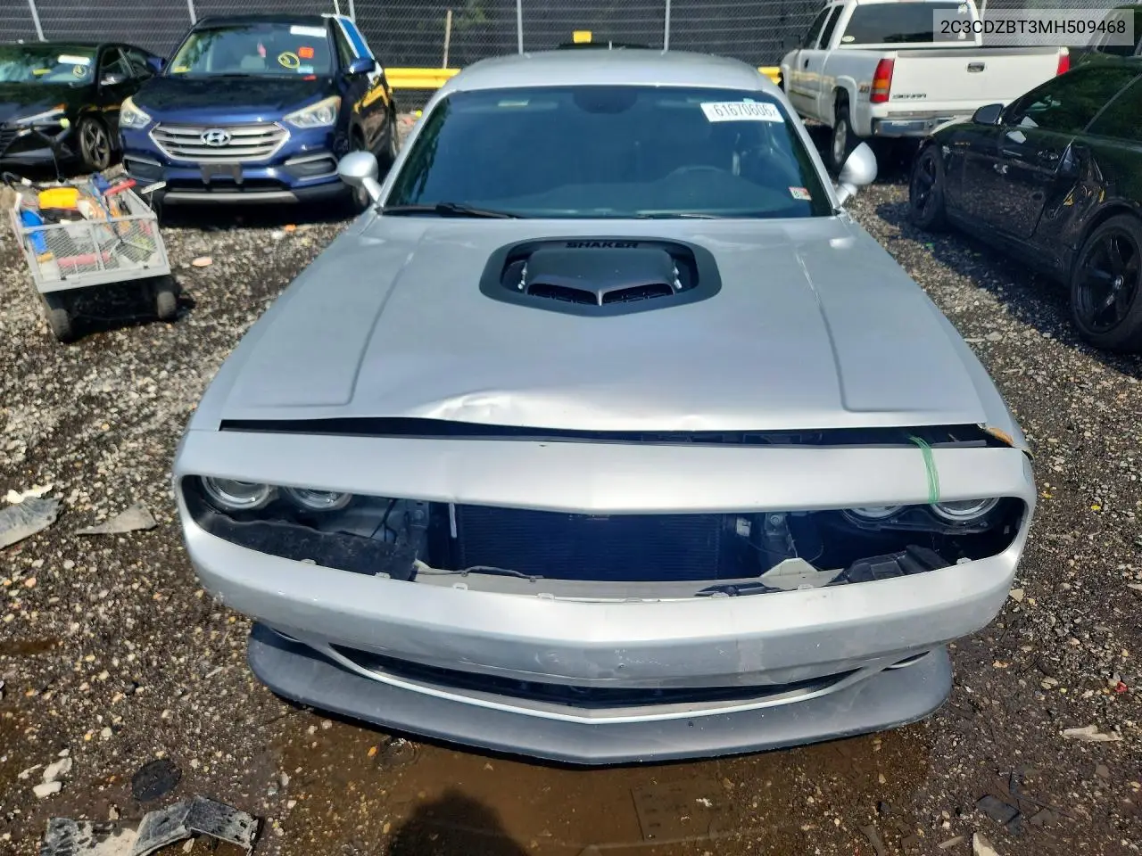 2021 Dodge Challenger R/T VIN: 2C3CDZBT3MH509468 Lot: 61670606
