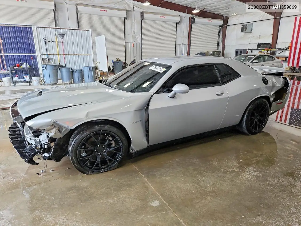 2021 Dodge Challenger R/T VIN: 2C3CDZBT7MH559869 Lot: 61854166