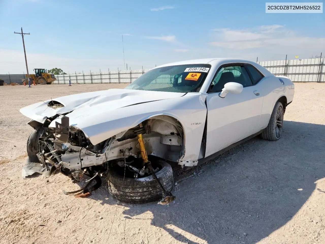 2C3CDZBT2MH526522 2021 Dodge Challenger R