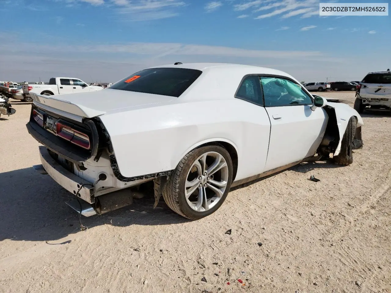 2C3CDZBT2MH526522 2021 Dodge Challenger R