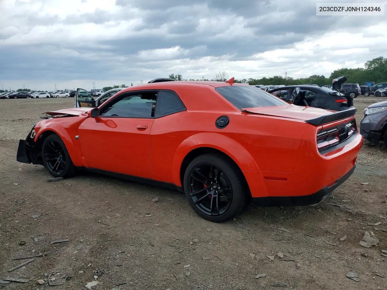 2022 Dodge Challenger R VIN: 2C3CDZFJ0NH124346 Lot: 54308816