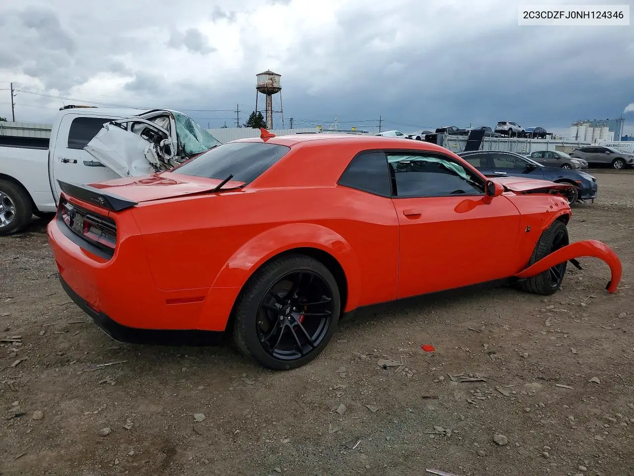 2022 Dodge Challenger R VIN: 2C3CDZFJ0NH124346 Lot: 54308816
