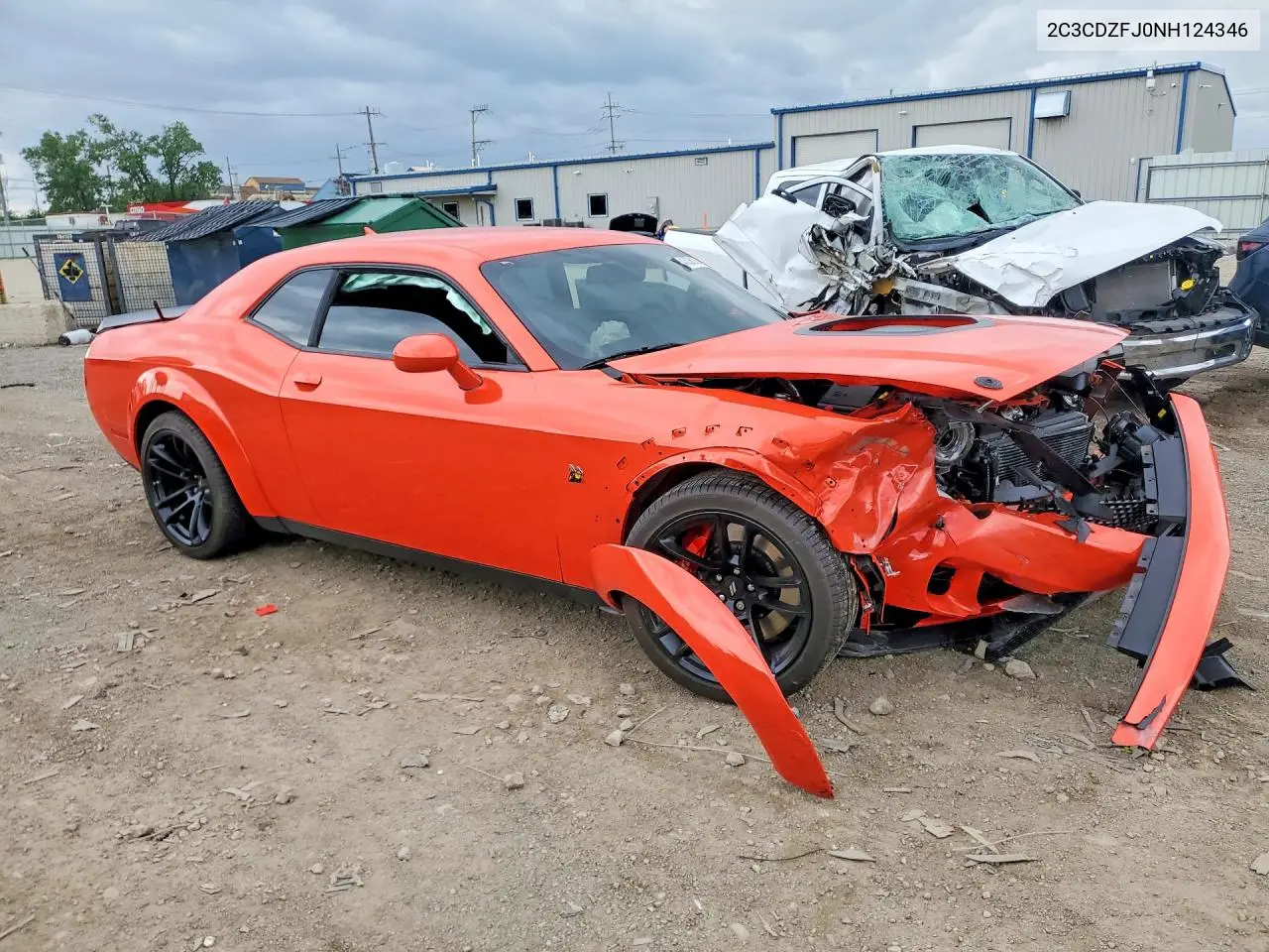 2022 Dodge Challenger R VIN: 2C3CDZFJ0NH124346 Lot: 54308816