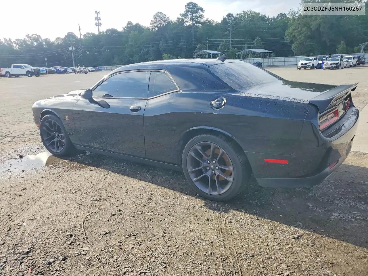2022 Dodge Challenger R VIN: 2C3CDZFJ5NH160257 Lot: 55341466