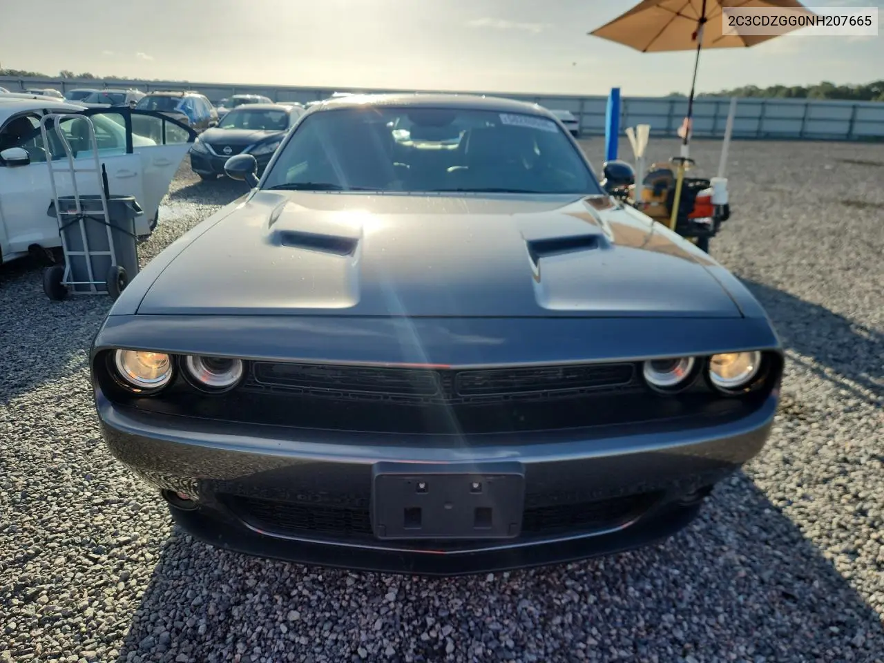 2022 Dodge Challenger Sxt VIN: 2C3CDZGG0NH207665 Lot: 58280696