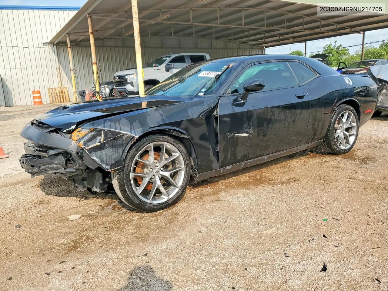 2022 Dodge Challenger Gt VIN: 2C3CDZJG9NH214705 Lot: 58619666