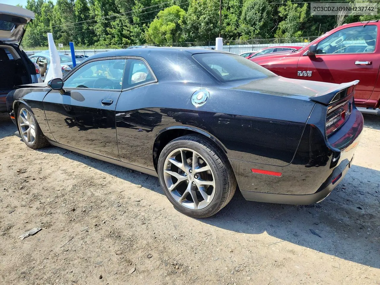 2022 Dodge Challenger Gt VIN: 2C3CDZJG9NH237742 Lot: 59150656