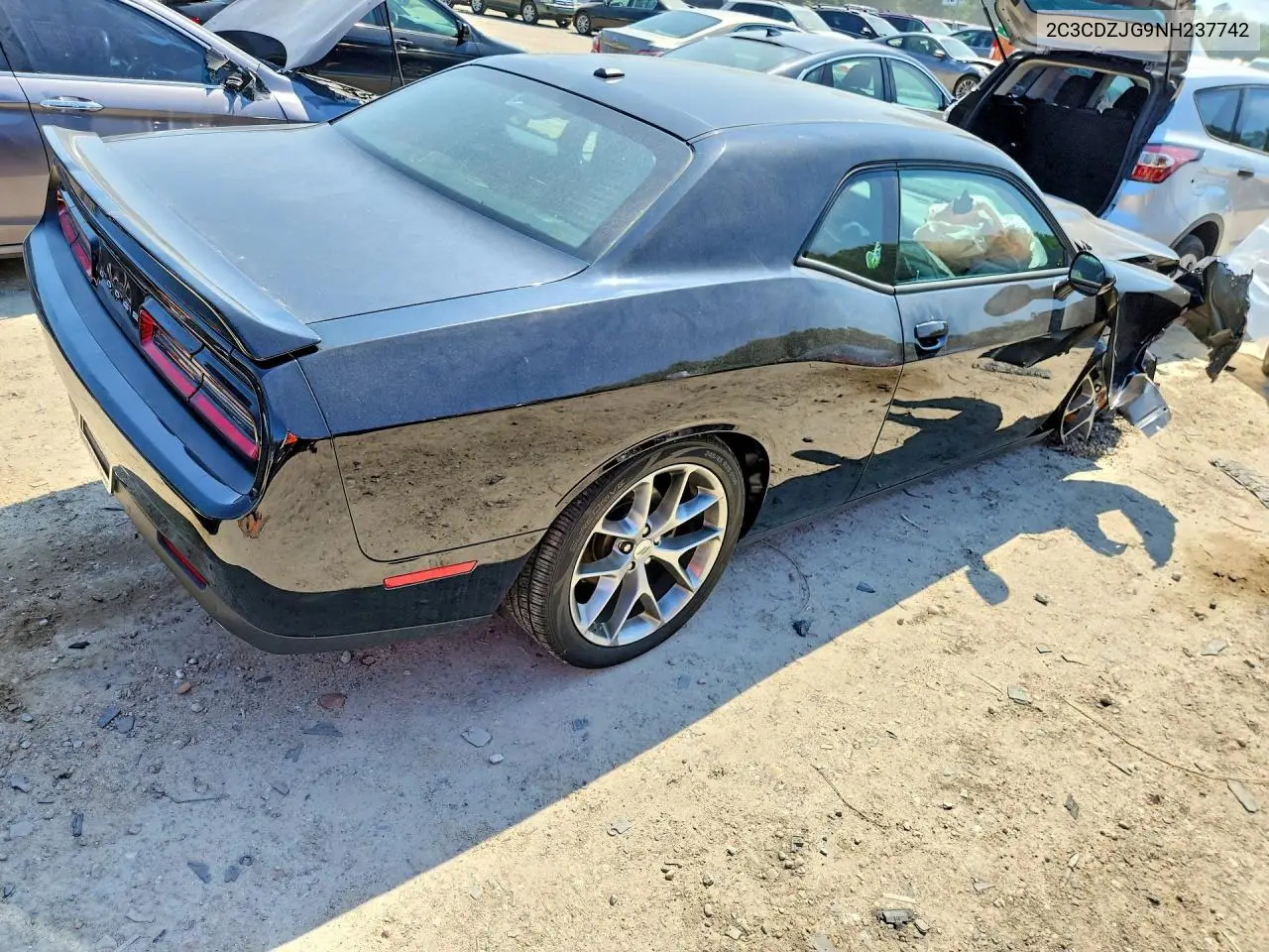 2022 Dodge Challenger Gt VIN: 2C3CDZJG9NH237742 Lot: 59150656