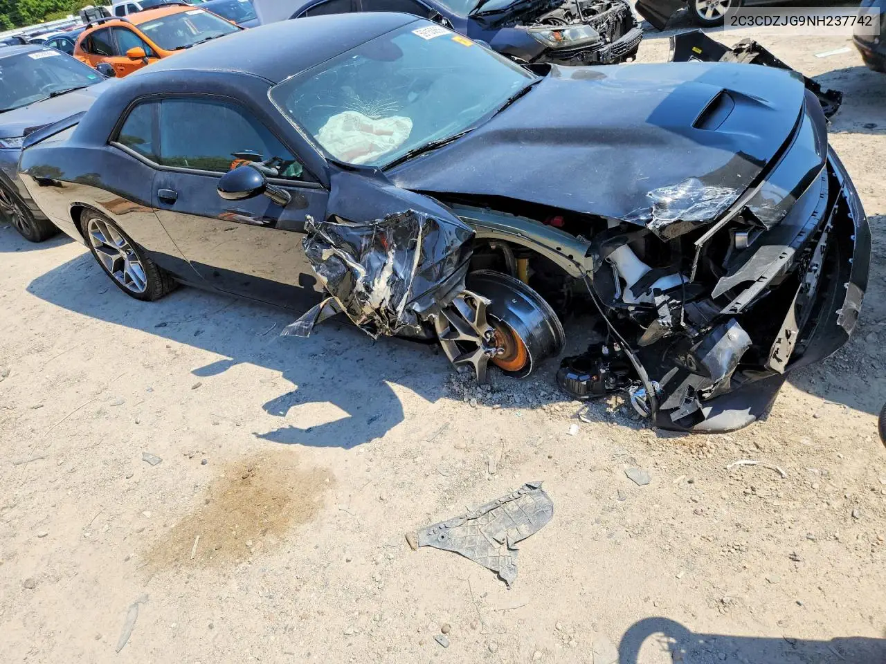 2022 Dodge Challenger Gt VIN: 2C3CDZJG9NH237742 Lot: 59150656