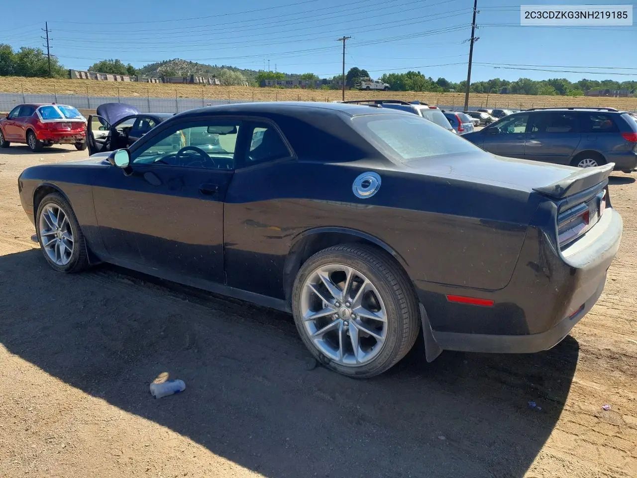 2022 Dodge Challenger Gt VIN: 2C3CDZKG3NH219185 Lot: 60127316