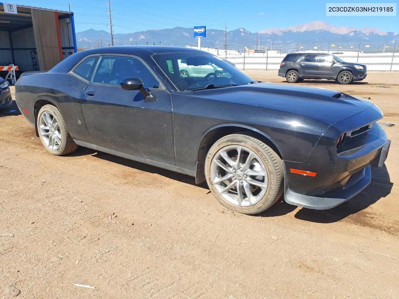 2022 Dodge Challenger Gt VIN: 2C3CDZKG3NH219185 Lot: 60127316