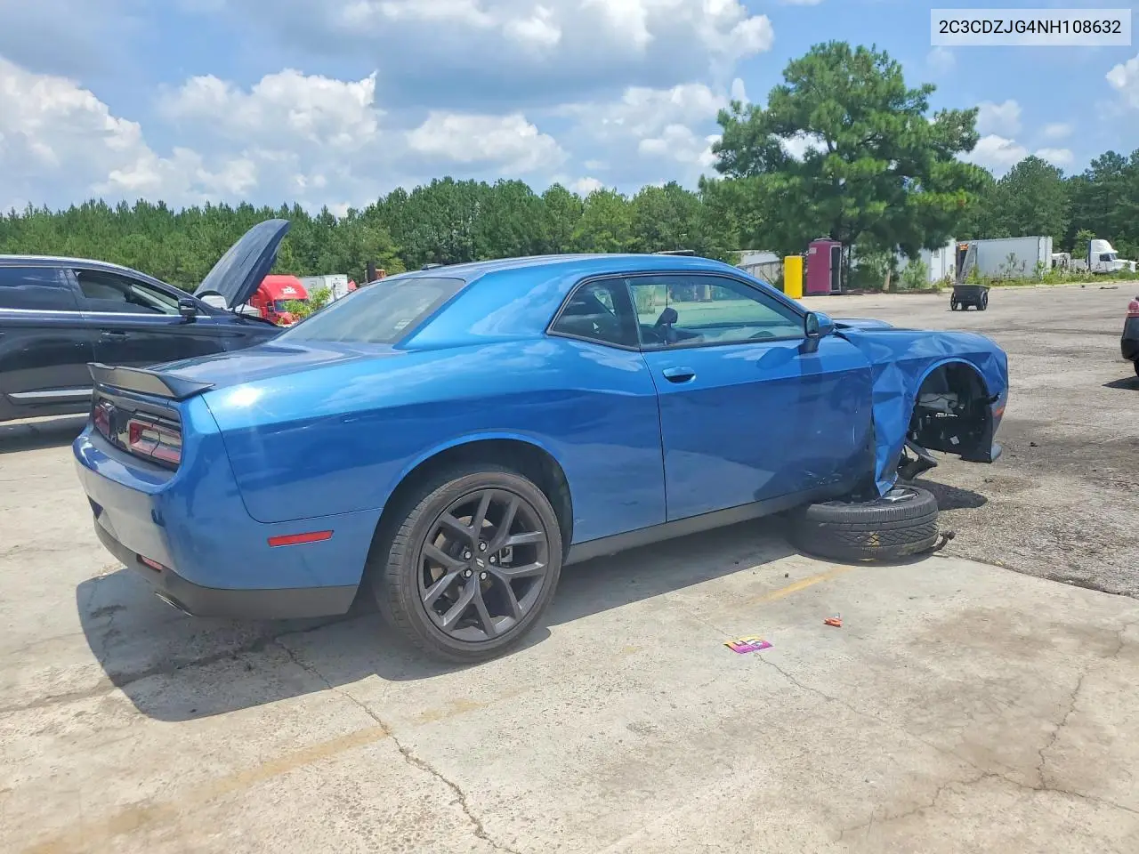 2022 Dodge Challenger Gt VIN: 2C3CDZJG4NH108632 Lot: 60580306