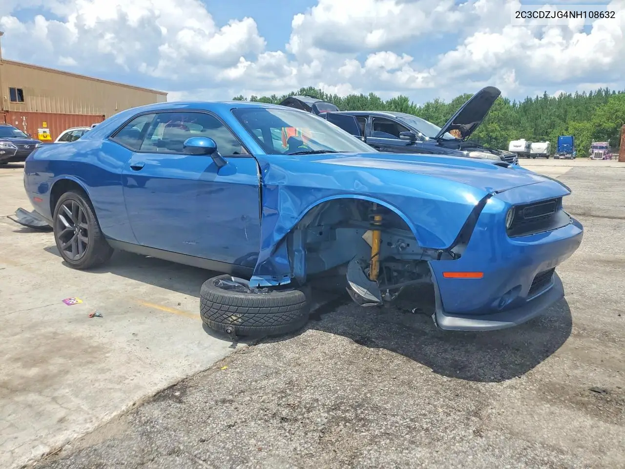 2022 Dodge Challenger Gt VIN: 2C3CDZJG4NH108632 Lot: 60580306