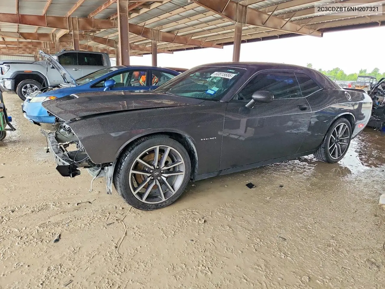 2022 Dodge Challenger R/T VIN: 2C3CDZBT6NH207321 Lot: 60815686