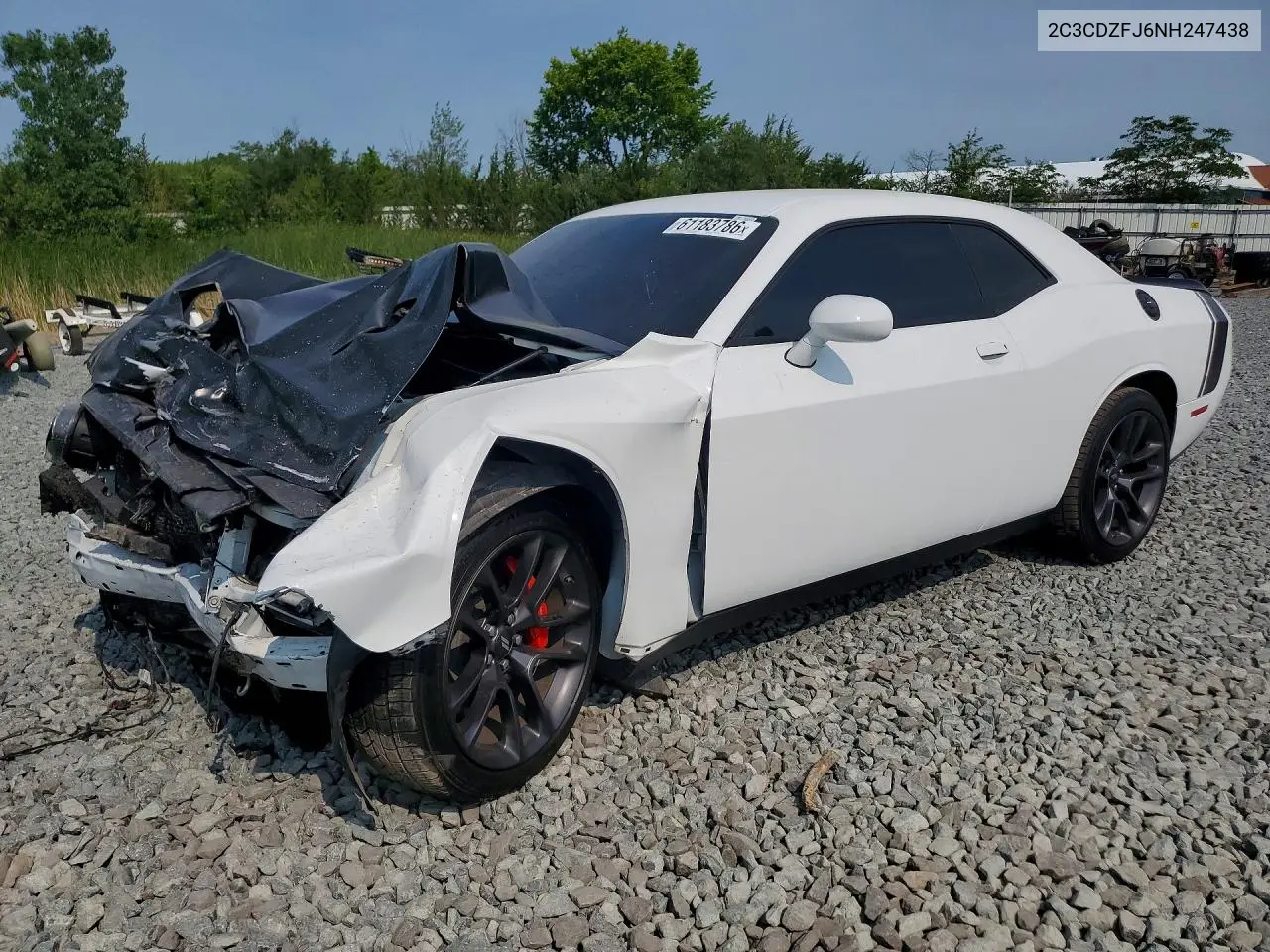 2022 Dodge Challenger R/T Scat Pack VIN: 2C3CDZFJ6NH247438 Lot: 61183786
