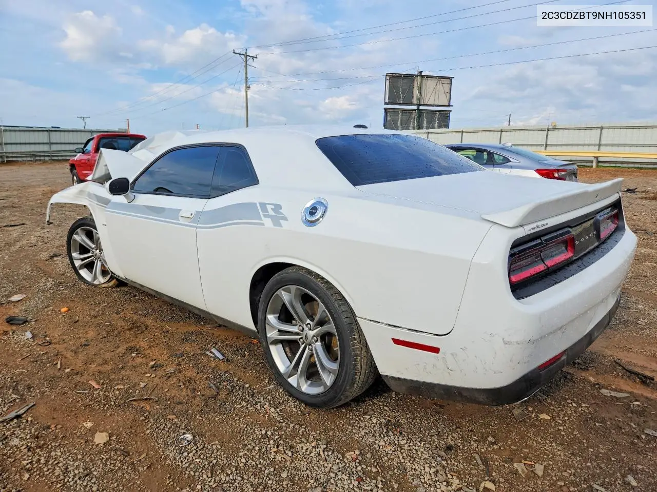 2C3CDZBT9NH105351 2022 Dodge Challenger R/T