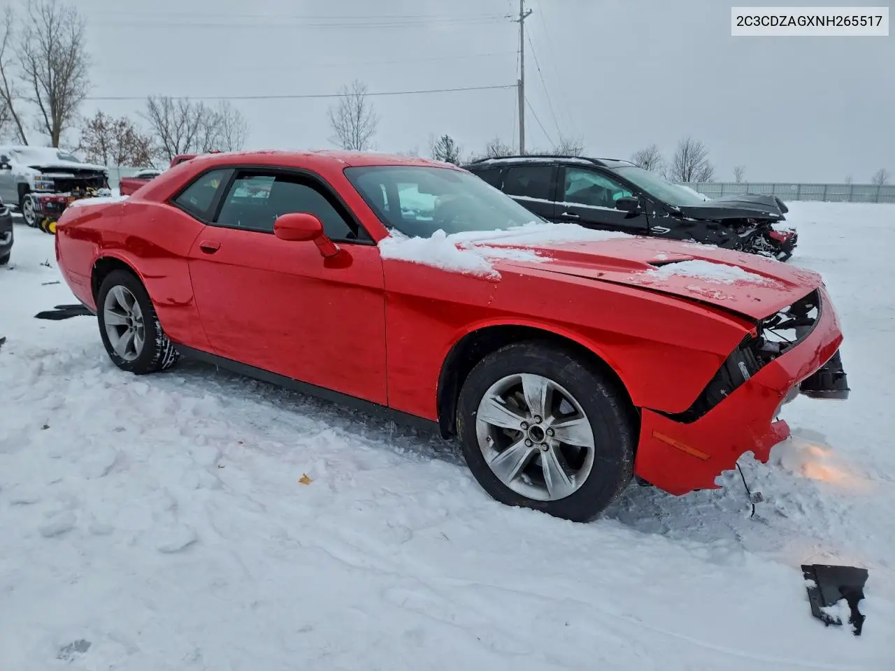 2C3CDZAGXNH265517 2022 Dodge Challenger Sxt