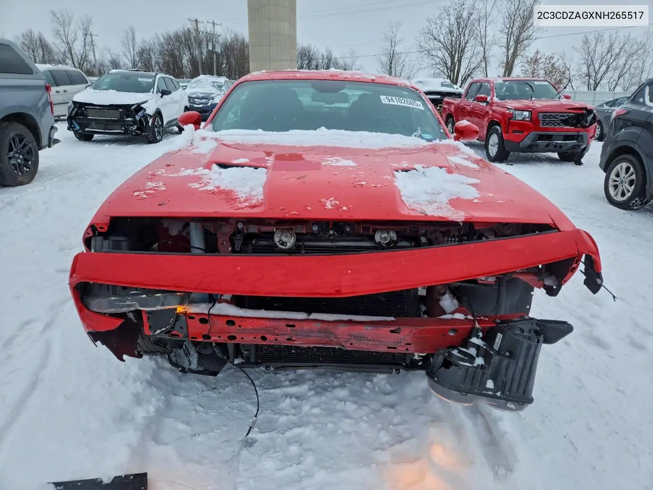 2C3CDZAGXNH265517 2022 Dodge Challenger Sxt