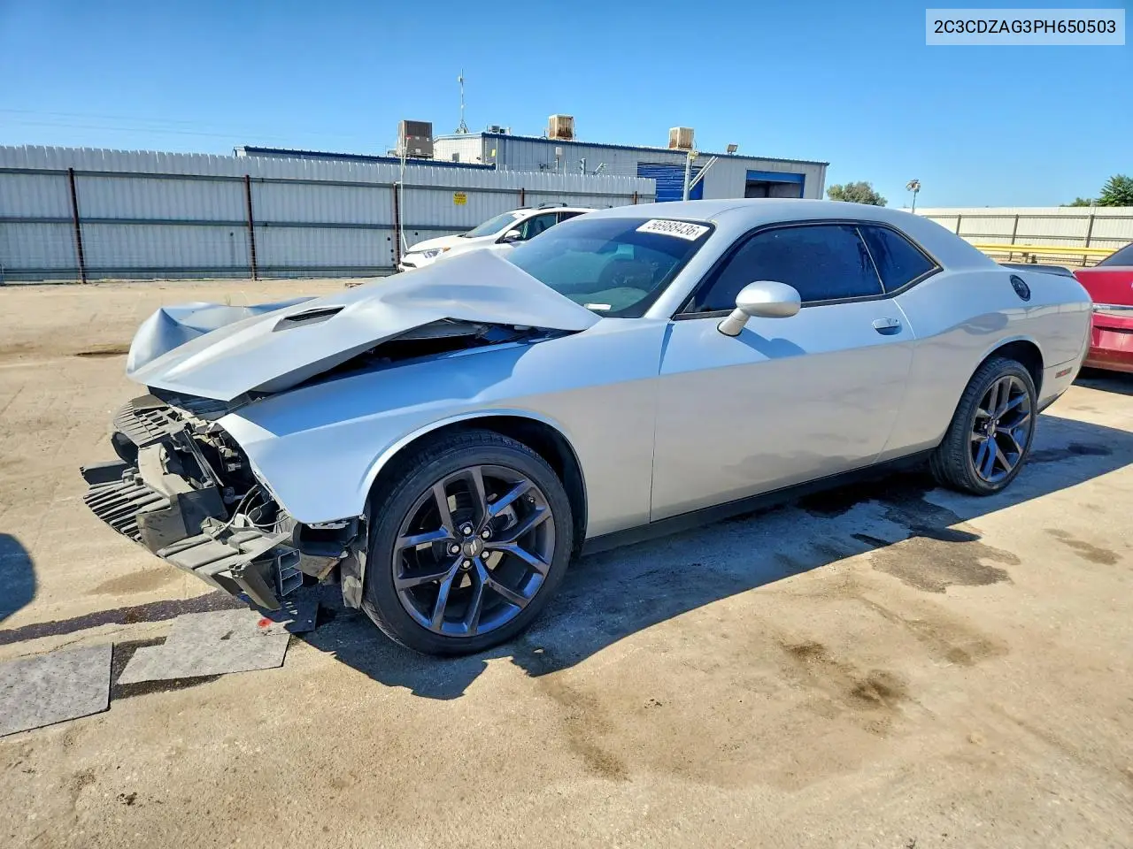 2023 Dodge Challenger Sxt VIN: 2C3CDZAG3PH650503 Lot: 56988436