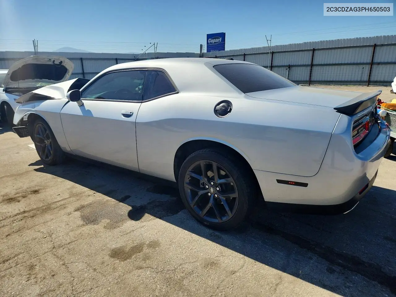 2023 Dodge Challenger Sxt VIN: 2C3CDZAG3PH650503 Lot: 56988436