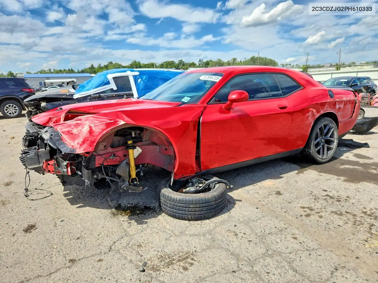 2023 Dodge Challenger Gt VIN: 2C3CDZJG2PH610333 Lot: 57896706