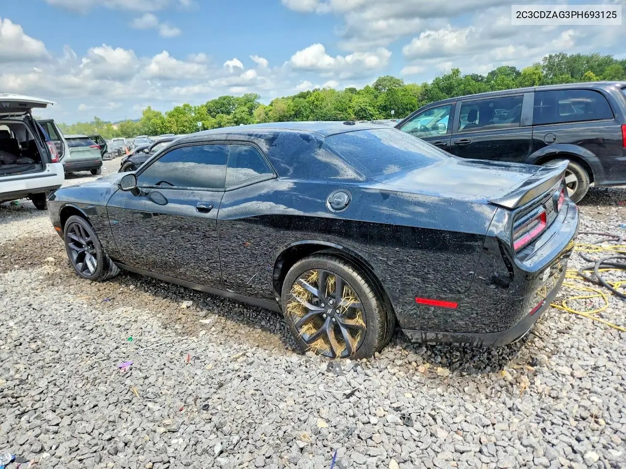 2023 Dodge Challenger Sxt VIN: 2C3CDZAG3PH693125 Lot: 58557356