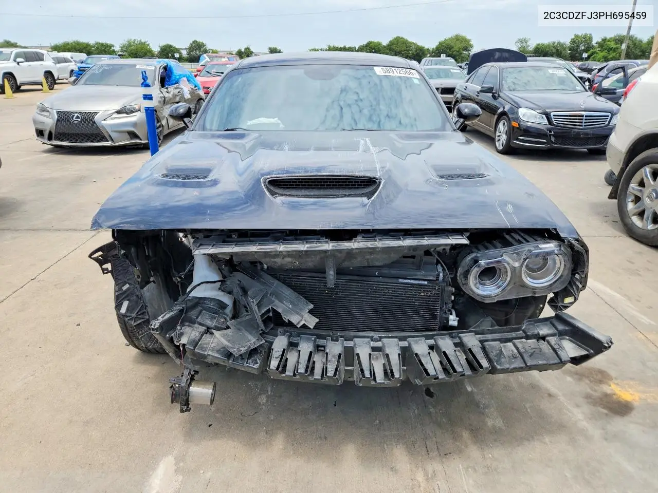 2023 Dodge Challenger R/T Scat Pack VIN: 2C3CDZFJ3PH695459 Lot: 58912566