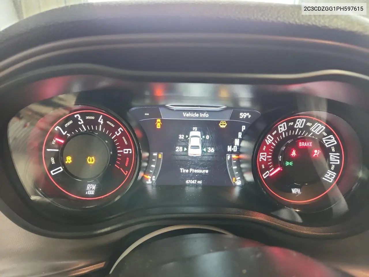 2C3CDZGG1PH597615 2023 Dodge Challenger Sxt