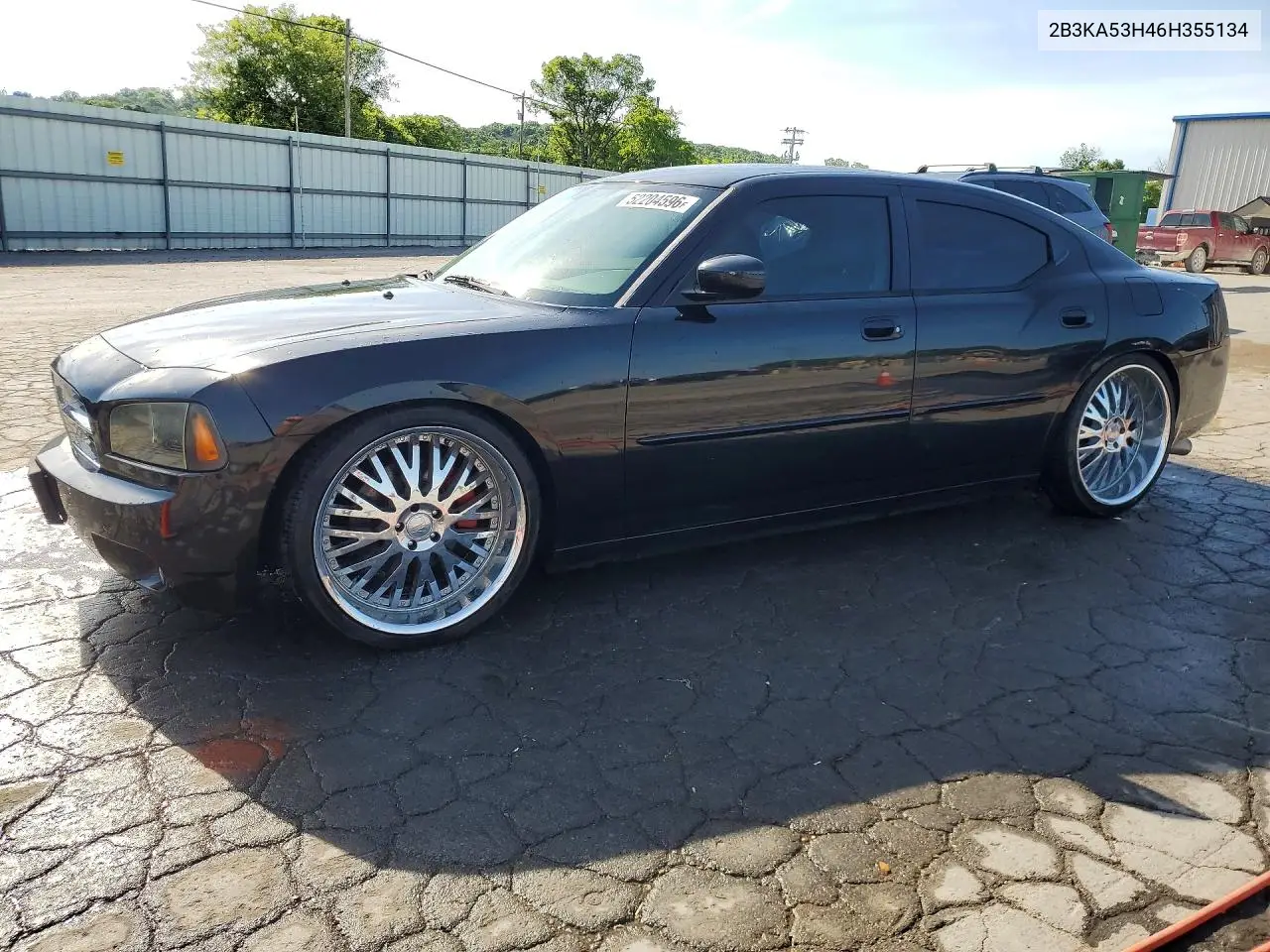 2006 Dodge Charger R VIN: 2B3KA53H46H355134 Lot: 52204596