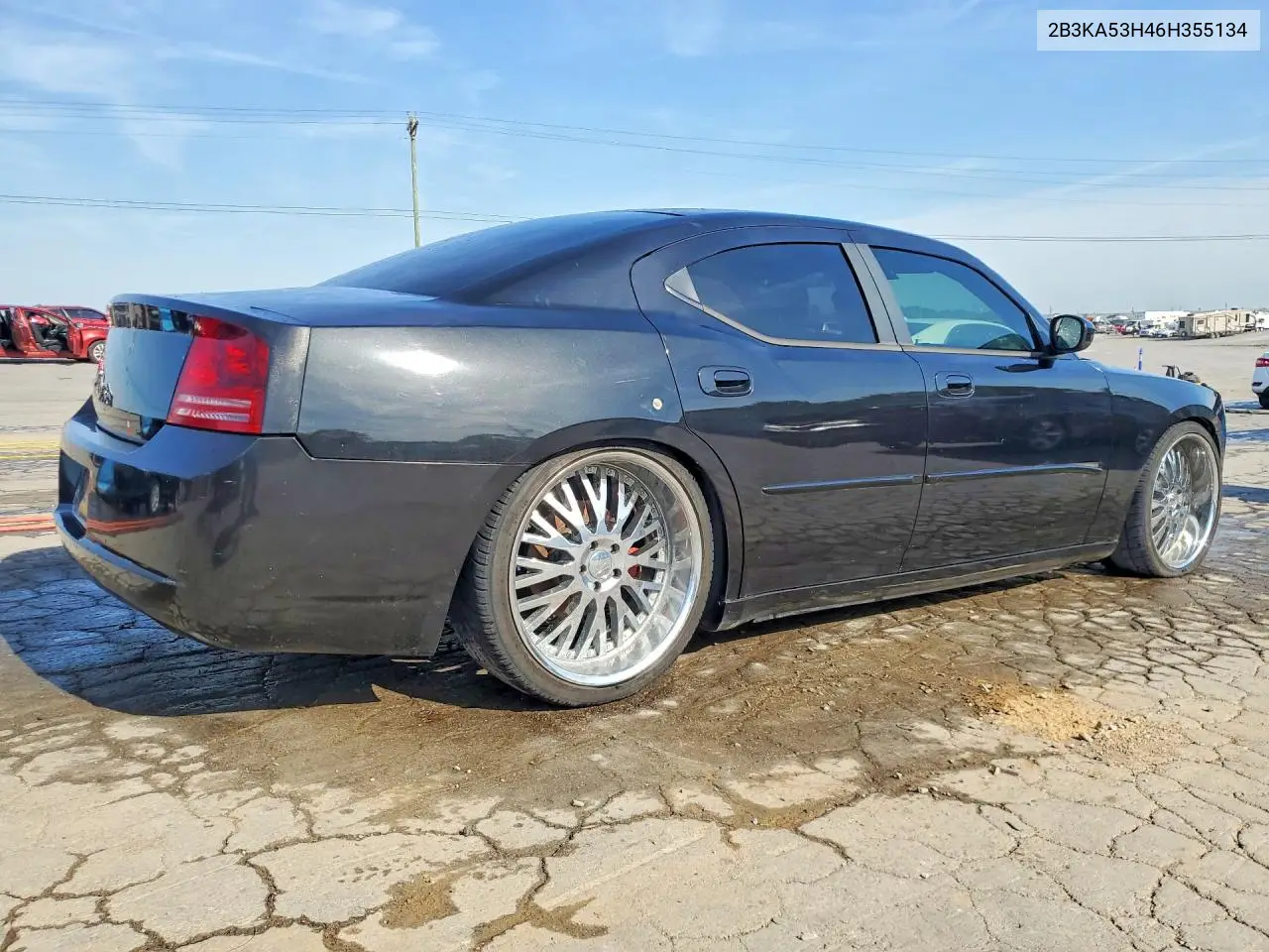 2006 Dodge Charger R VIN: 2B3KA53H46H355134 Lot: 52204596