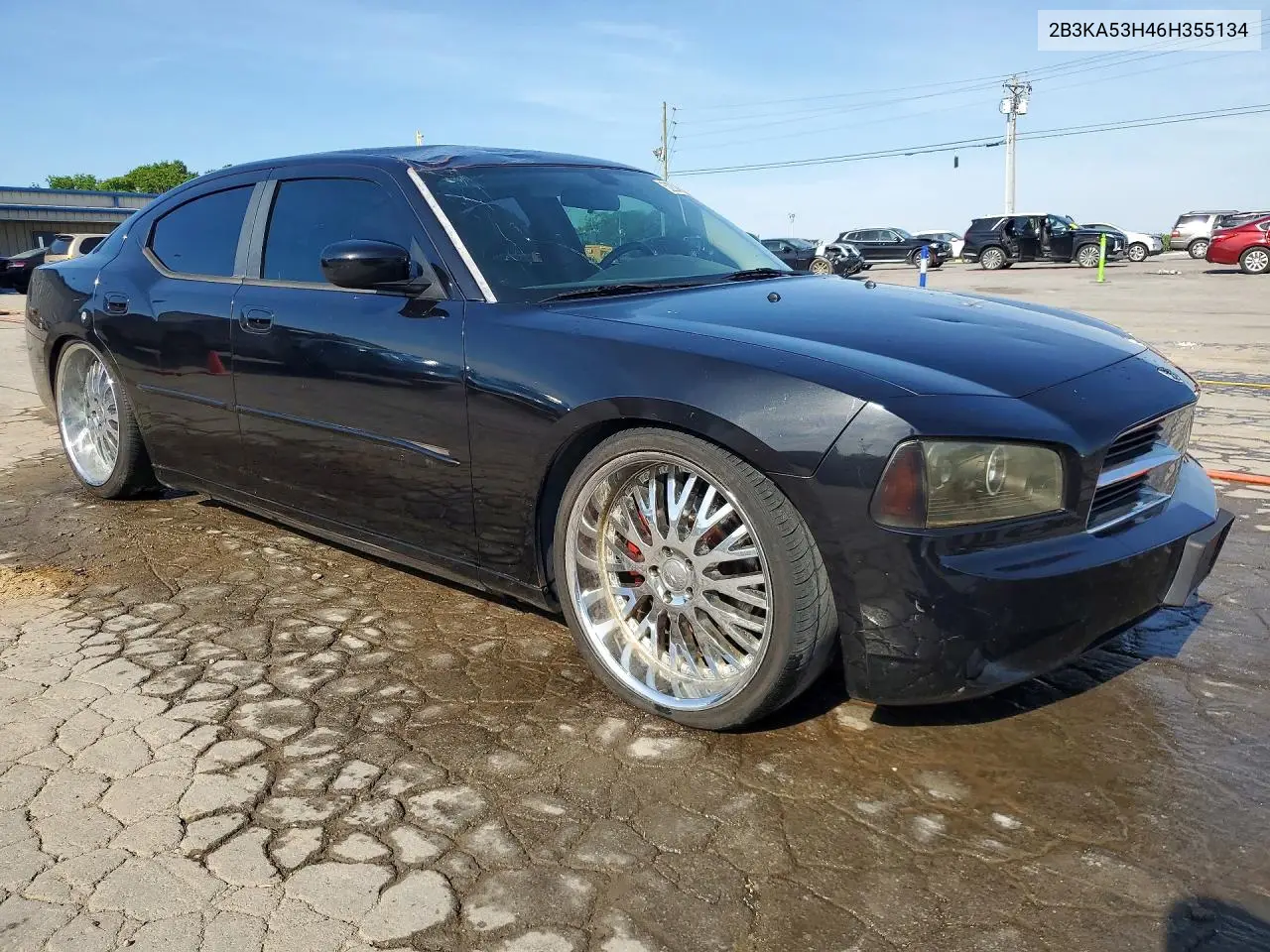 2006 Dodge Charger R VIN: 2B3KA53H46H355134 Lot: 52204596