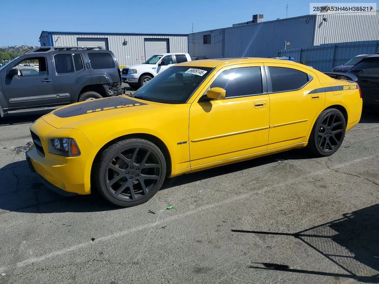 2006 Dodge Charger R/T VIN: 2B3KA53H46H385217 Lot: 59809146