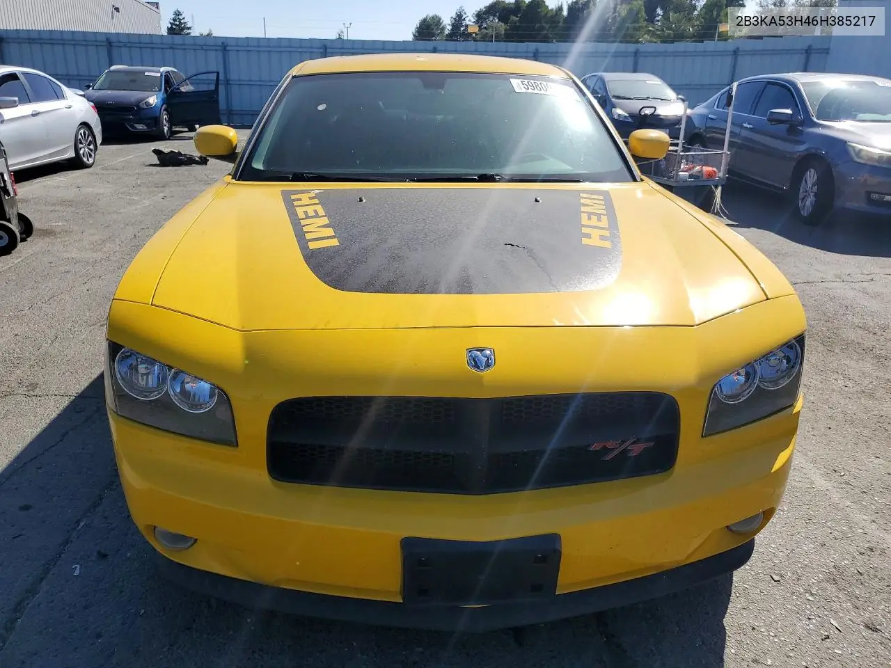 2006 Dodge Charger R/T VIN: 2B3KA53H46H385217 Lot: 59809146