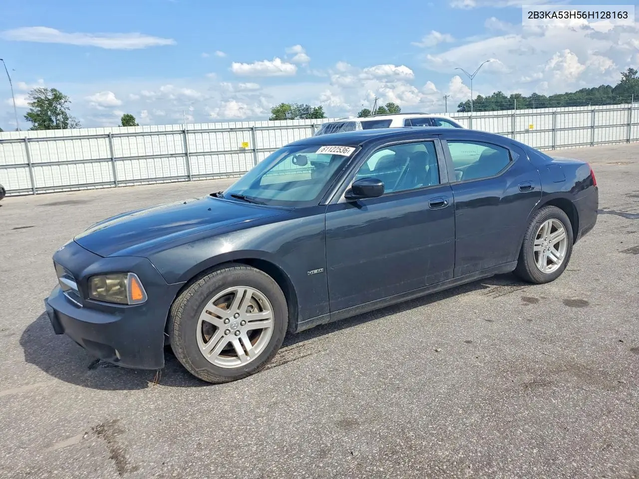 2006 Dodge Charger R/T VIN: 2B3KA53H56H128163 Lot: 61122536