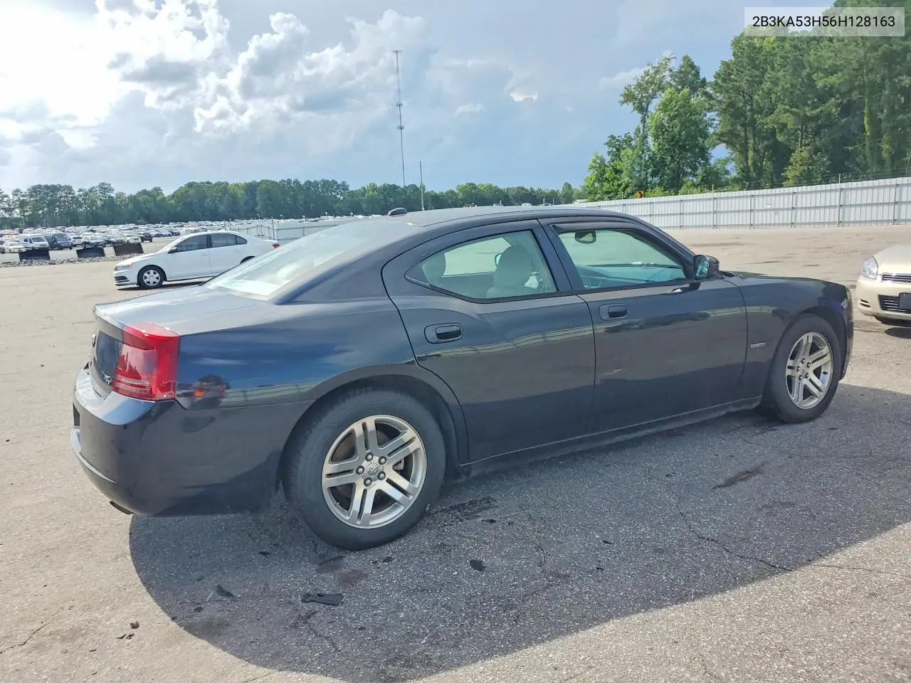 2006 Dodge Charger R/T VIN: 2B3KA53H56H128163 Lot: 61122536